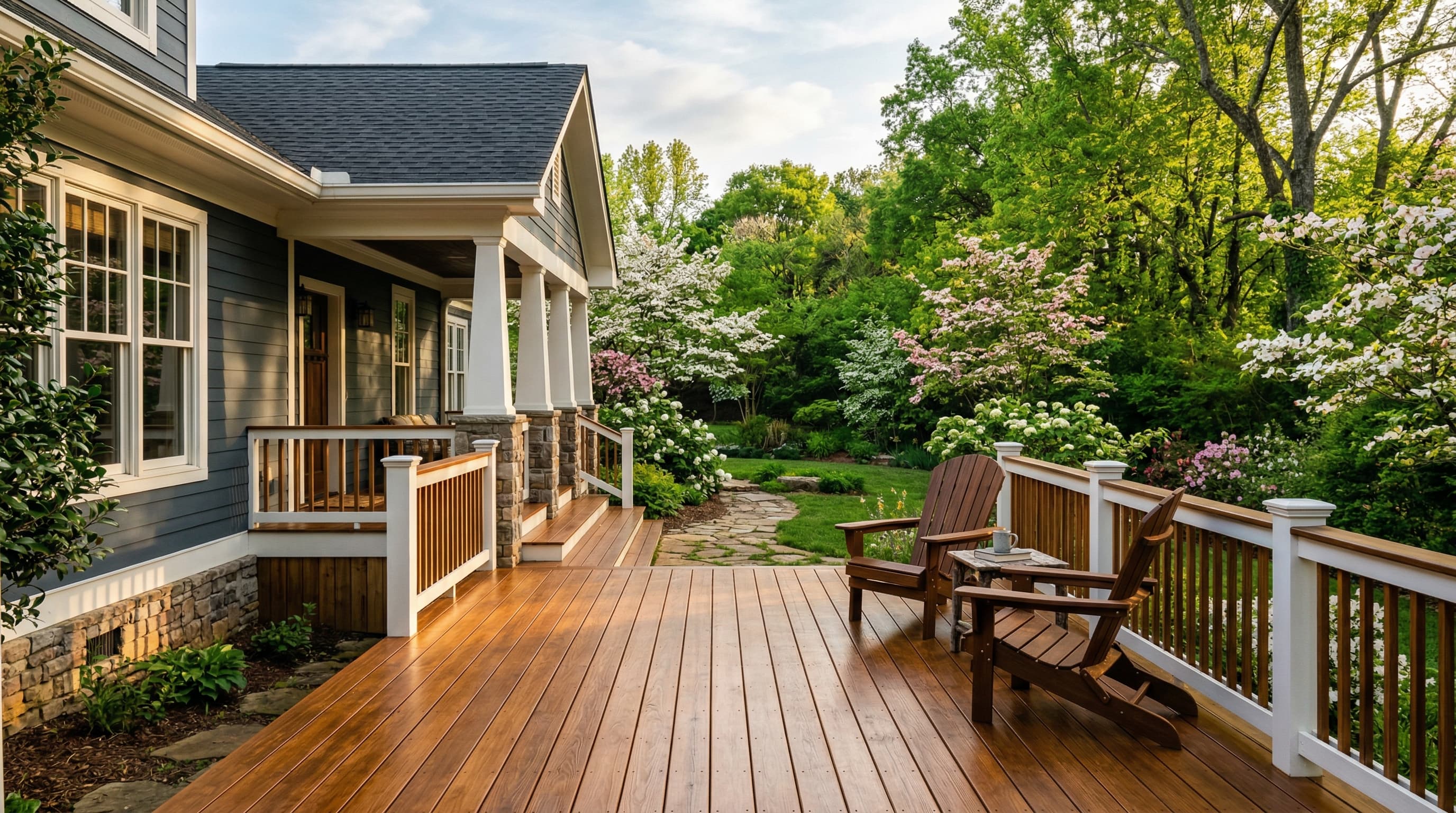 Before — Deck Staining