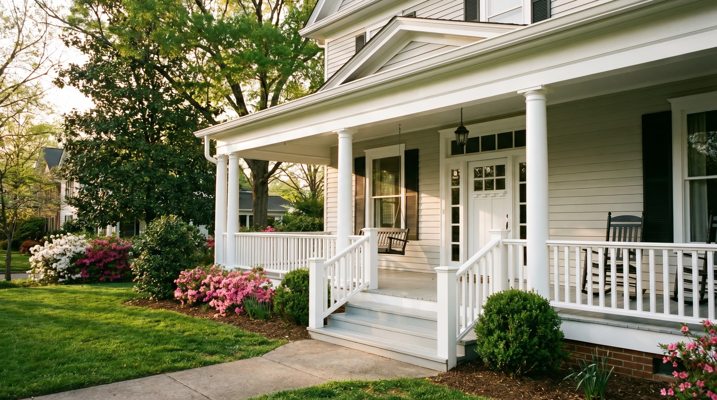 Porch & Trim Painting in Nashville: How SW Emerald Rain Refresh Holds Up